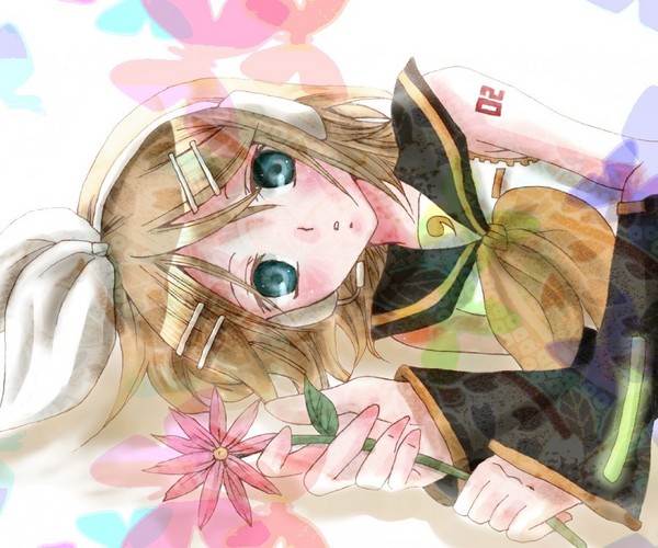 リンと小さい花