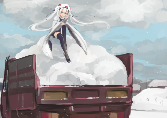 排雪トラック