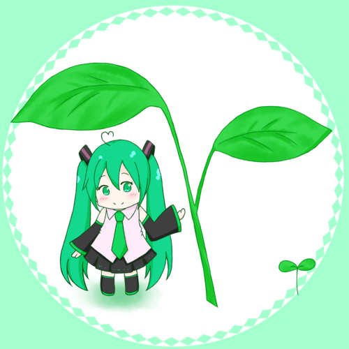 緑。