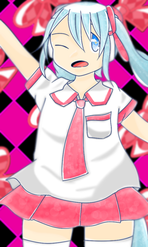 ピアプロなミクさん。