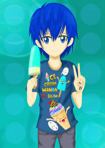 アイスクリーム T- シャツ、KAITOーくん