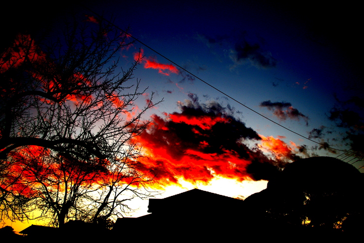 夕暮れ