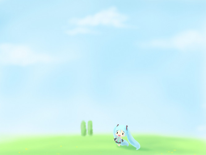 ぽわぽわ。