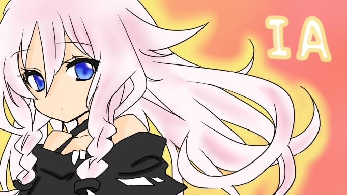 IAたん 塗ってみた