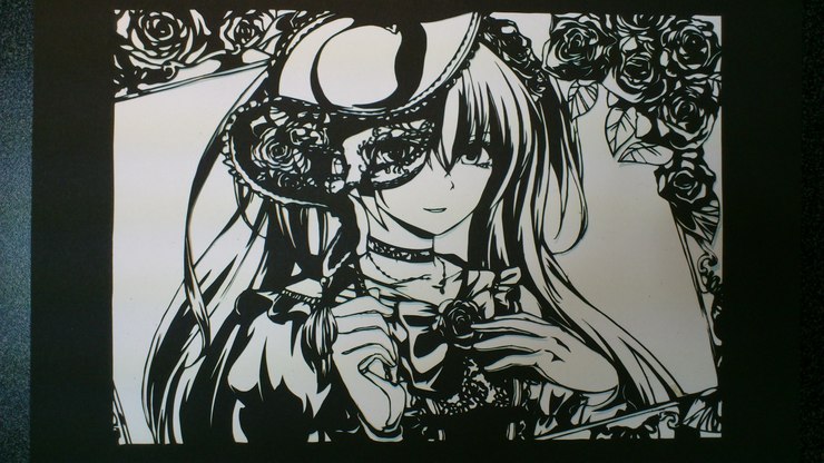 切り絵「マスカレード!」