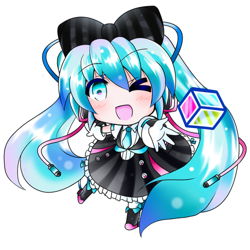 デフォルメミクさん1