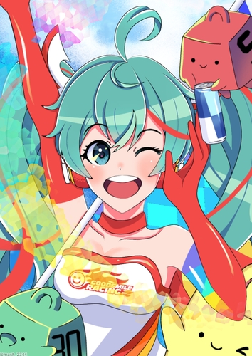 Racing Miku GT100 battle