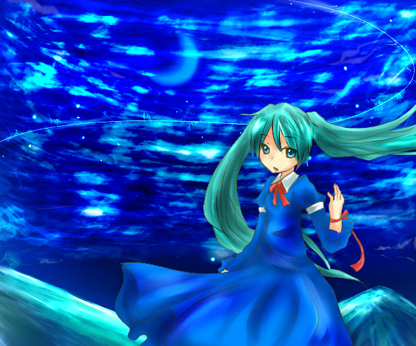空に写る海