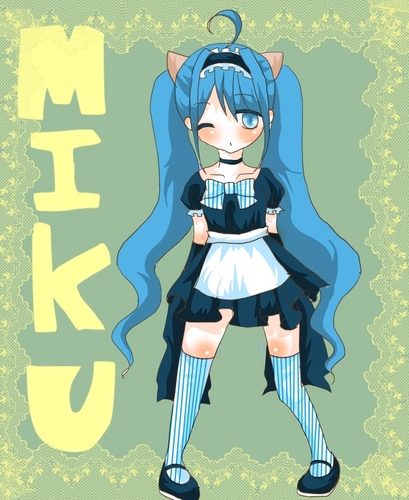 猫耳メイドミク