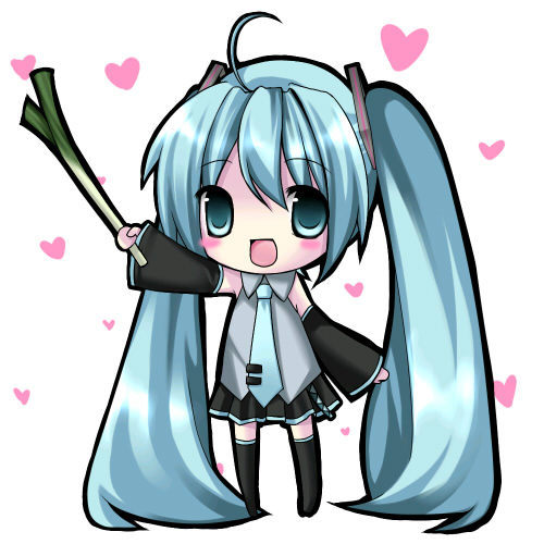 「このねぎ食べてっ♪」