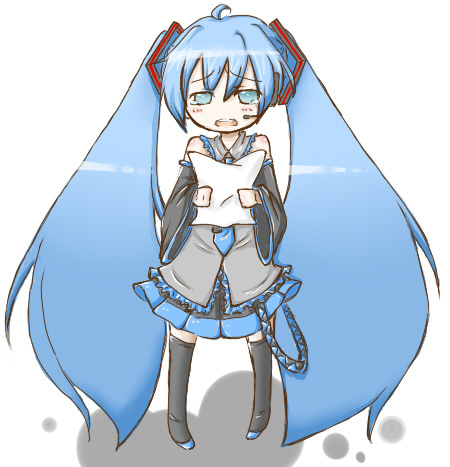 泣きミク。