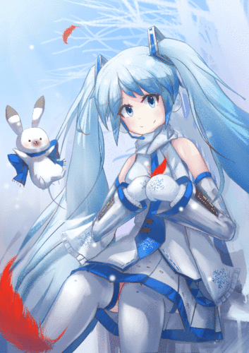 【Spine2D】2021「赤い羽根共同募金運動×雪ミク」参加作品_【一番大切なもの】