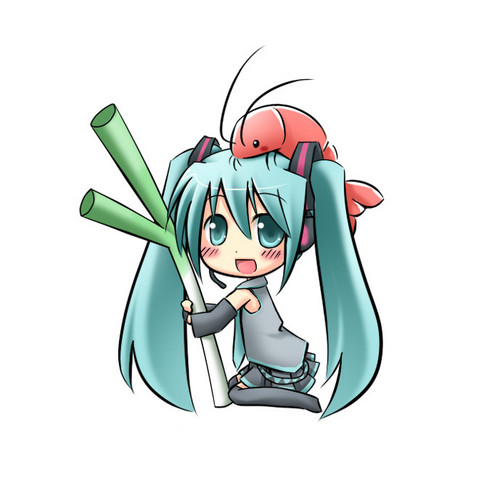 ネギと海老