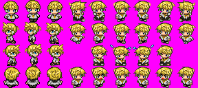 鏡音レン(サイドビュー併用)キャラチップ
