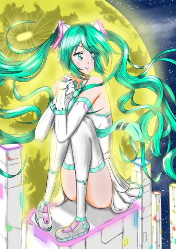hatsune miku galaxy