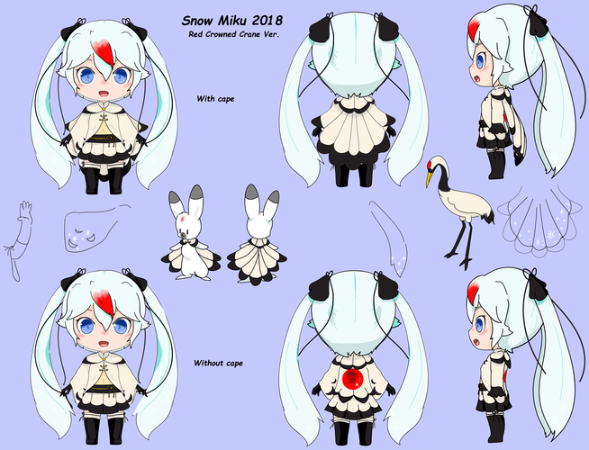 Snow Miku 2018 Crane