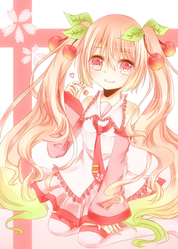 桜ミクちゃん(*゜▽゜*)
