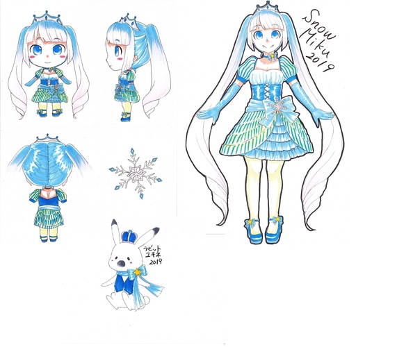 雪ミク2019案