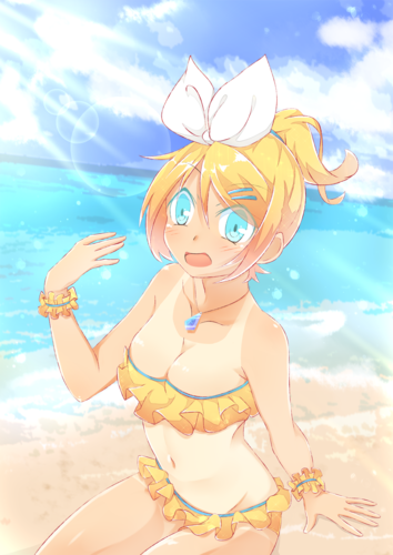 日焼けのリンちゃん