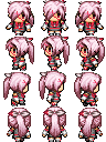 傷音ウサ 歩行グラフィック