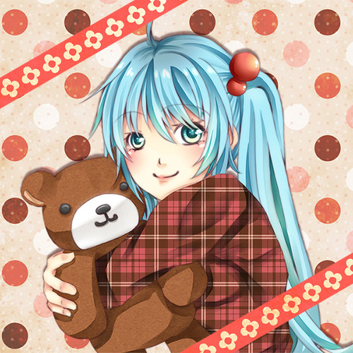 ミクちゃんとくま