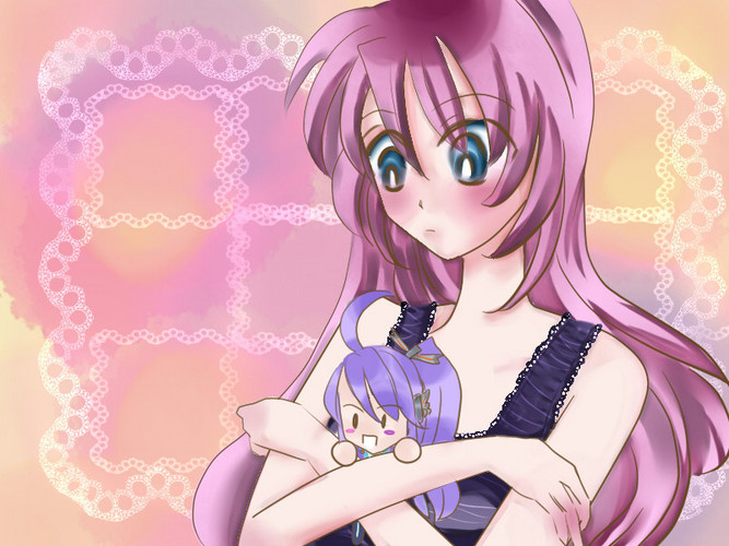 がくぽぬいぐるみとルカさん