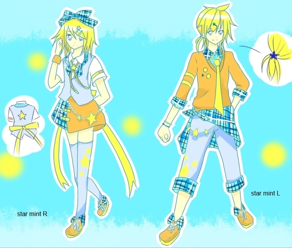 鏡音リン スターミントR 鏡音レン スターミントL