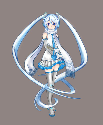 雪ミク2011(背景なし)