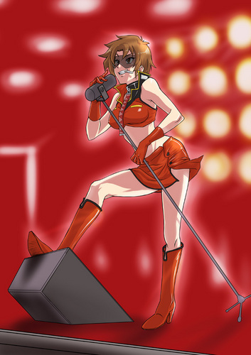 メイコ姐さんinライブ(大尉バージョン)