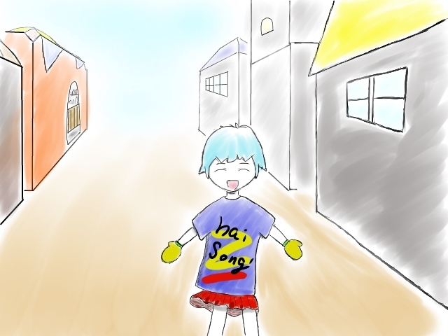 交差×戦場に登場する少女