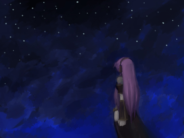 キラキラ星空