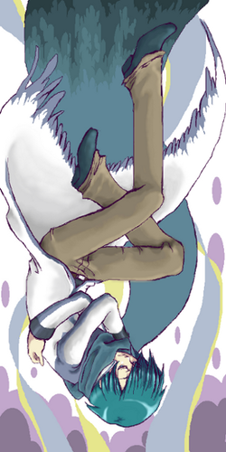 真っ逆さま