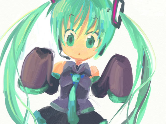 れ?油絵??