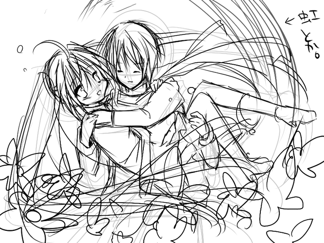 【修正版】雨上がり・・・いめいら3ラフ