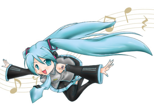 空飛ぶミク