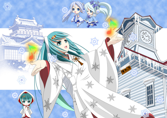 fairies in the snow town