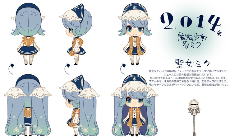 2014年雪ミク衣装