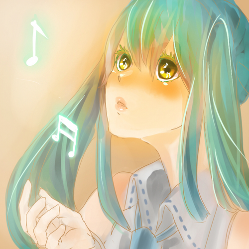 厚塗りミクさん