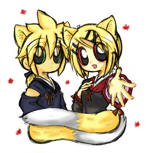 蘇芳妖狐と藍妖狐