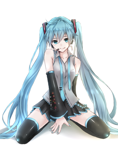 おすわりミク