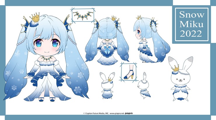 2022雪ミク衣装
