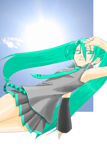 見返りミクさん