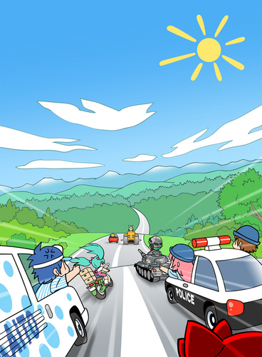 「ドライブ日和」 本編用イラスト-12
