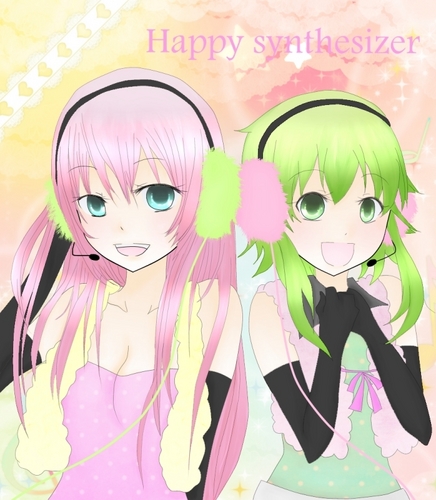 ハッピーシンセサイザ 描いてみた