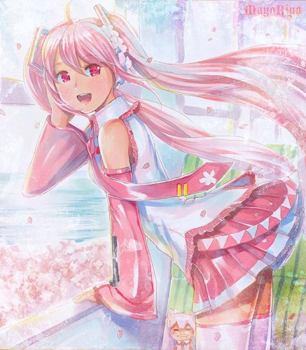 桜ミクさんと巡るお花見ツアー