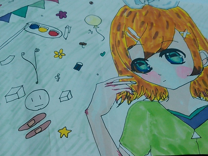 だいぶ前に描いたメランコリックリンたん