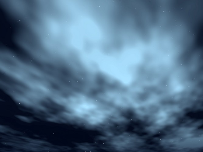 【素材】空_夜空