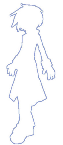 KAITOデフォルメ立ち絵・外枠