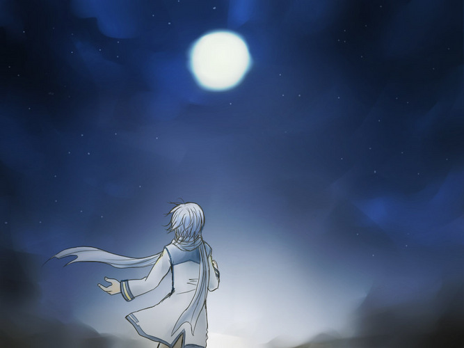 月夜の空