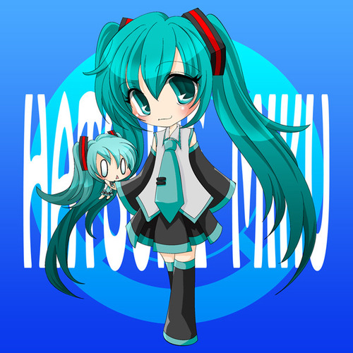 携帯クリーナー用イラスト(ミクVer)